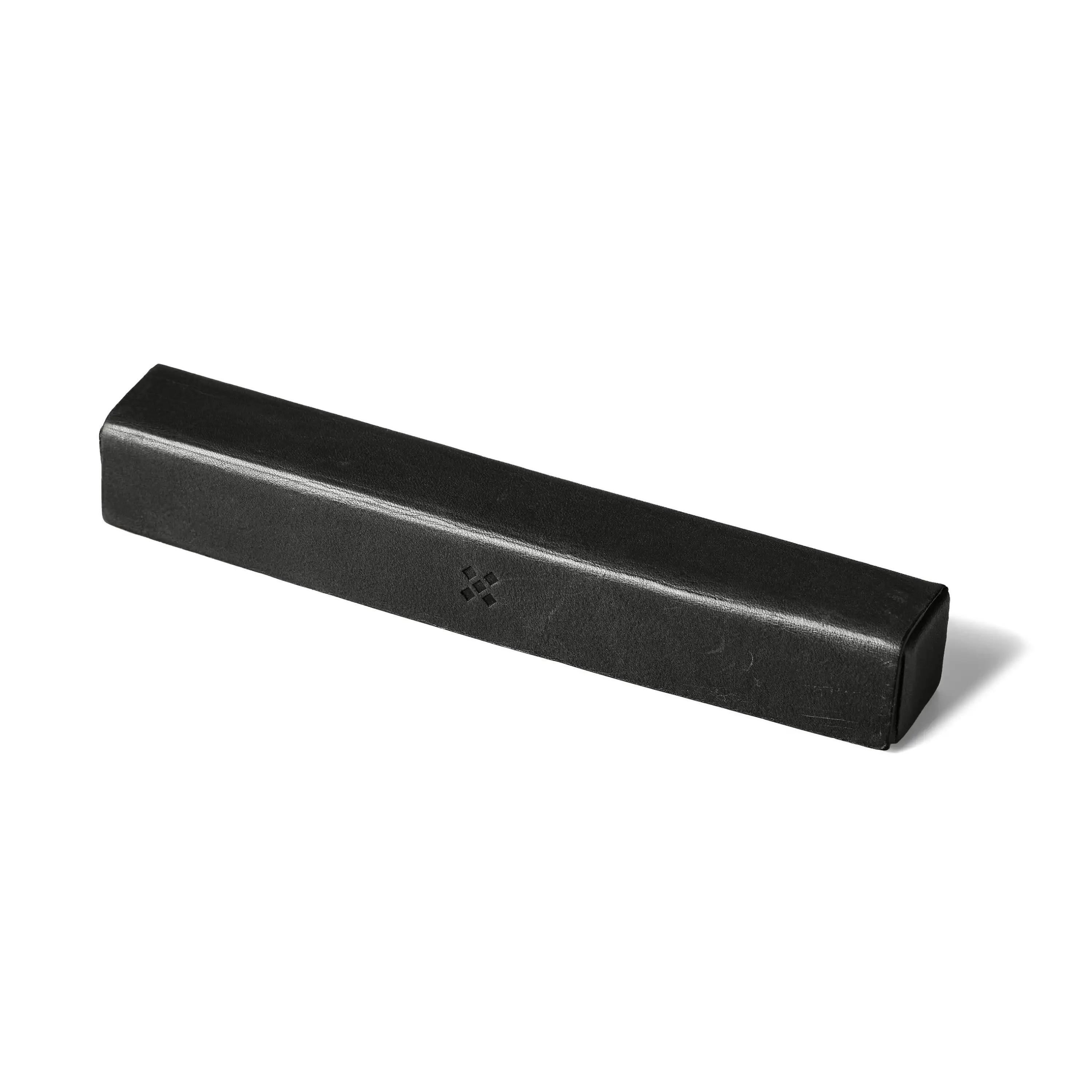 Legendär Leder Stifteetui Schwarz
